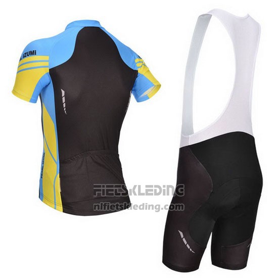 2014 Fietskleding Pearl Izumi Zwart en Blauw Korte Mouwen en Koersbroek